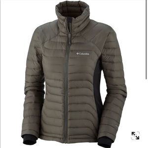 Columbia Powerfly, Omni Heat Puffy in Olive Green